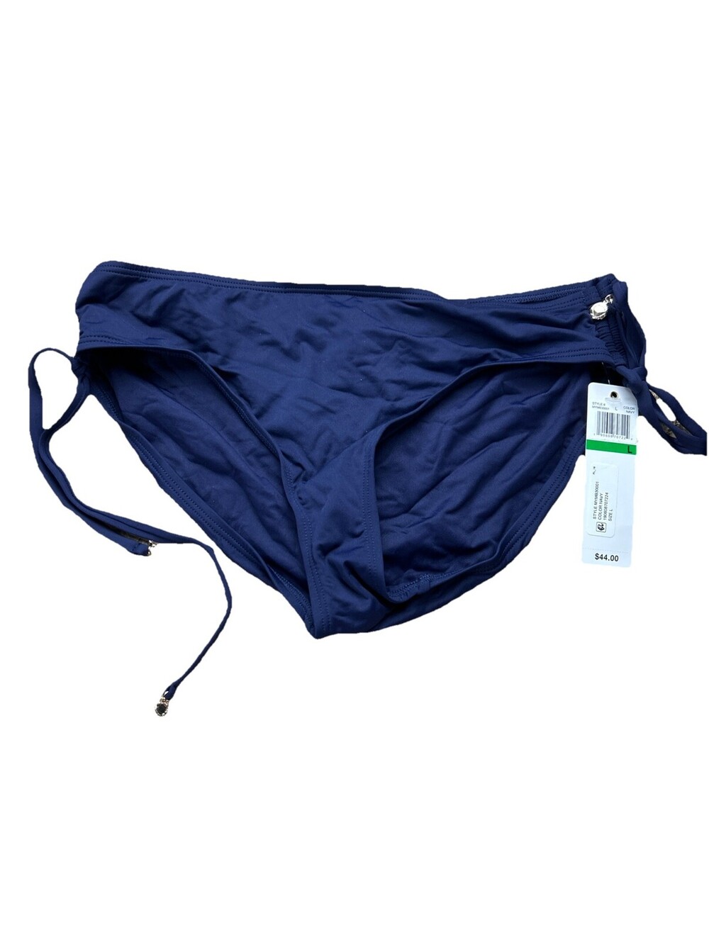 Anne Cole Bikini Swimsuit Bottom Large Navy Women’s Swimwear MYMB30001